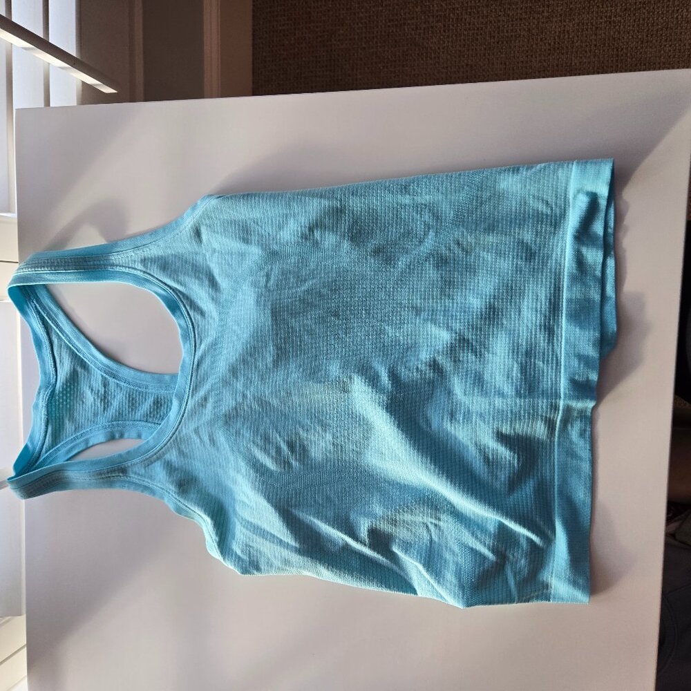 lululemon athletica Light Blue Tank Top